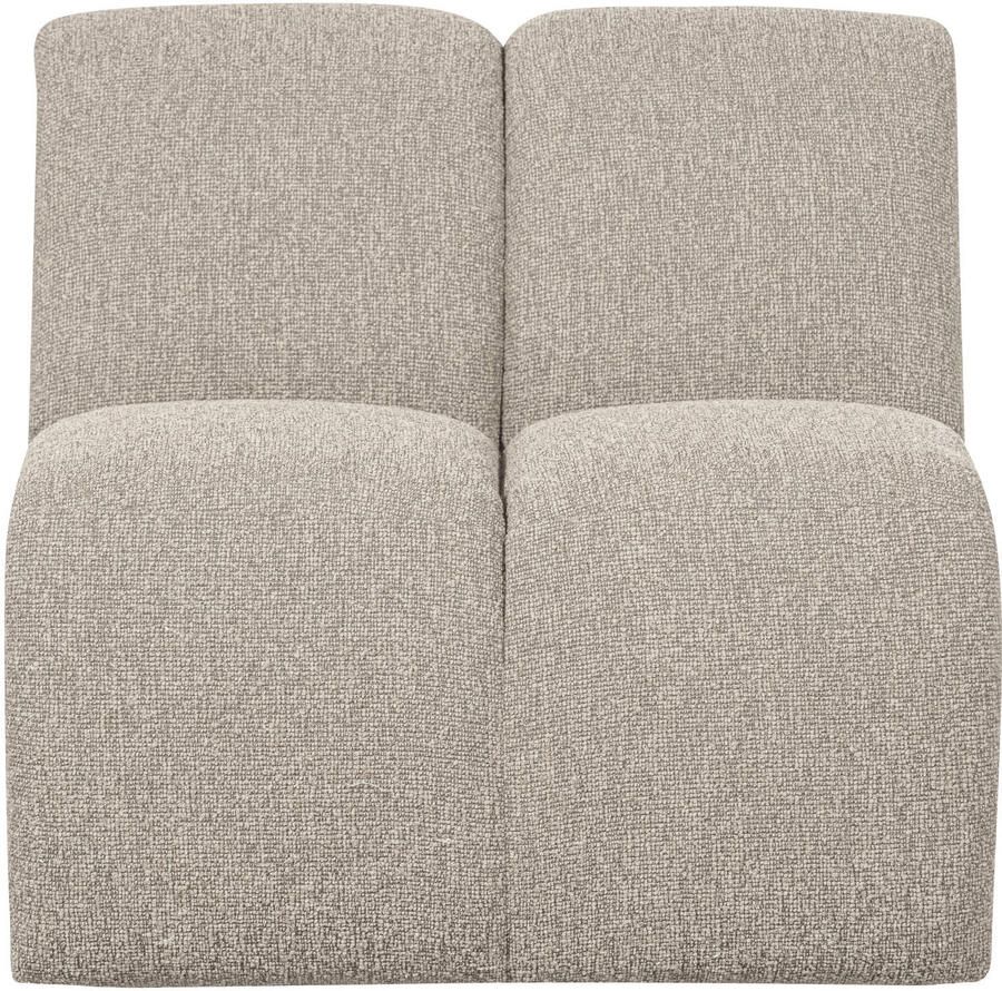 WOOOD Mojo 1-Zits Bank Bouclé Beige Melange 74x80x97