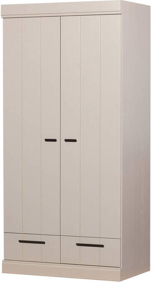 WOOOD Connect Kledingkast 2-Deurs met lade Grenen Dust 195x94x53 - Foto 3