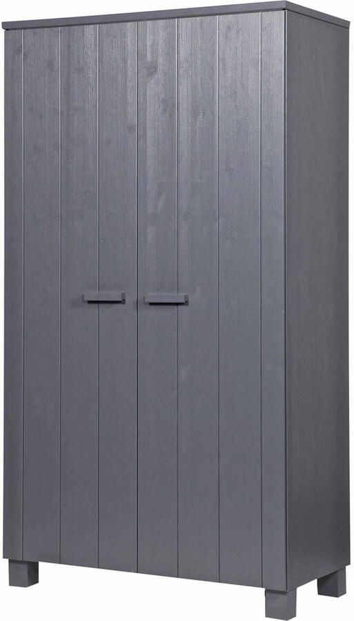 WOOOD Kledingkast Dennis met kledingstang veel opbergruimte b 111 cm x h 202 cm - Foto 7