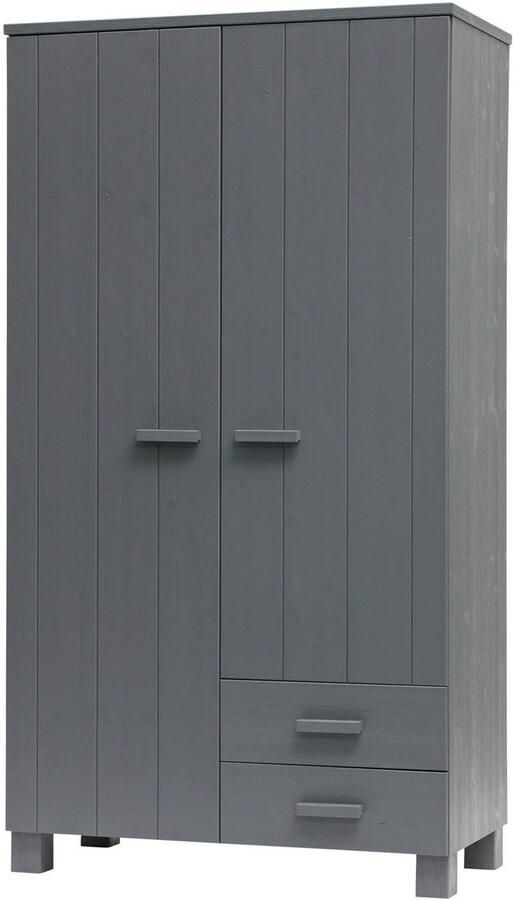 WOOOD Kledingkast Dennis met kledingstang veel opbergruimte b 111 cm x h 202 cm - Foto 5