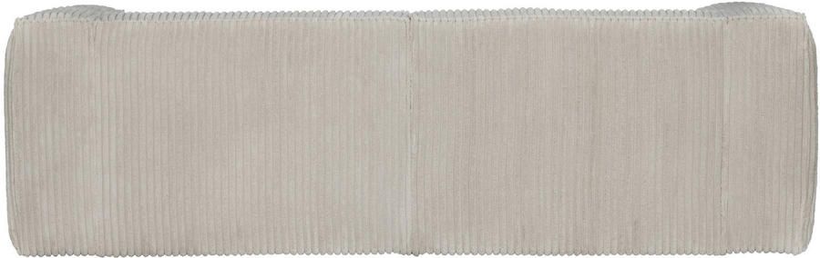 WOOOD Exclusive Bean 3 5-Zits Bank Ribstof Naturel 73x246x96 - Foto 2