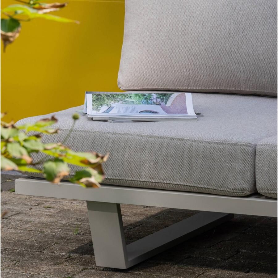 Exotan WOOOD Bear 3-Zits Tuinbank Aluminium Zand All Weather -80x210x87 - Foto 3