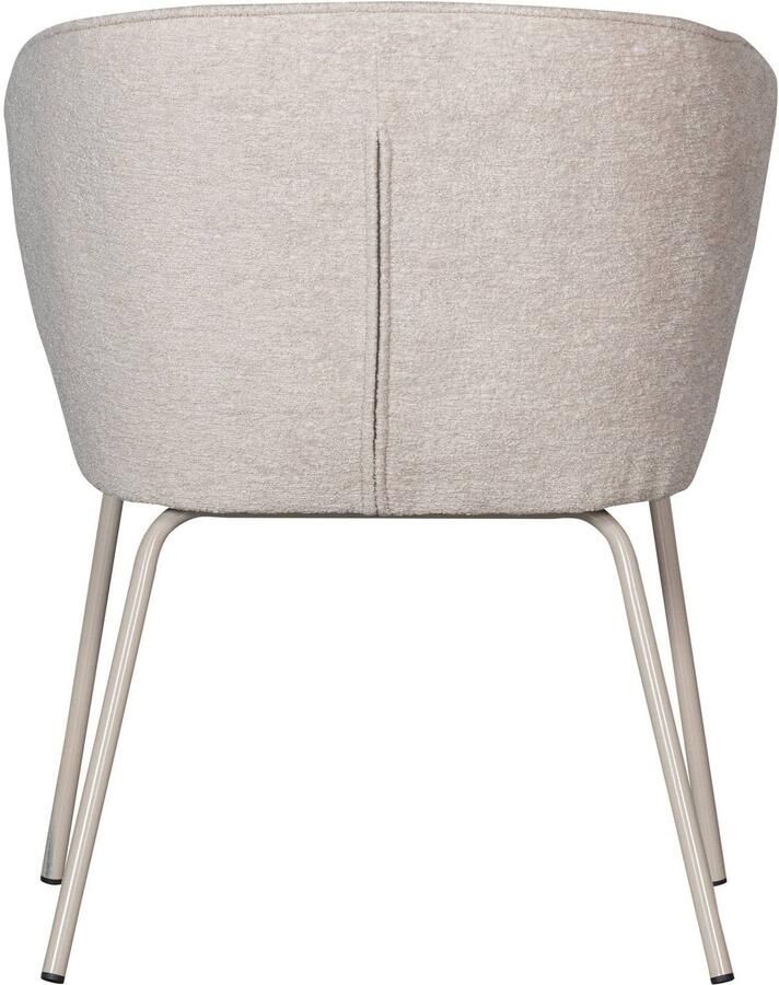BePureHome Admit Eetkamerstoelen Polyester Pebble Set van 2 - Foto 3