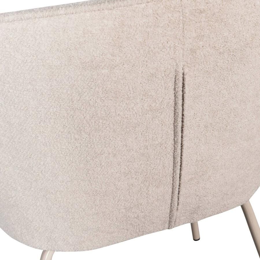 BePureHome Admit Eetkamerstoelen Polyester Pebble Set van 2 - Foto 2