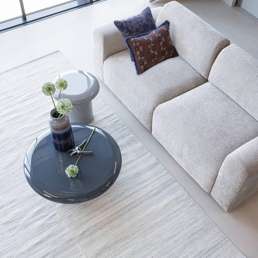 WOOOD Alvo Salontafel MDF Hoogglans Donkergrijs 32x80x80 - Foto 2