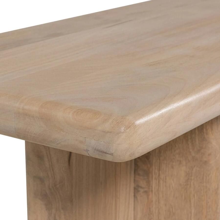 WOOOD Ato Eetbankje 180 CM Mangohout Naturel 47x180x45 - Foto 2