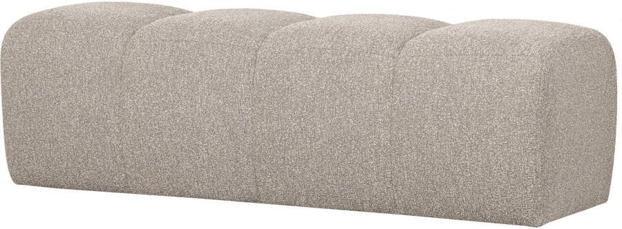 WOOOD Mojo Eetbankje 164 cm Mojo Bouclé Beige Melange 49x164x45 - Foto 3
