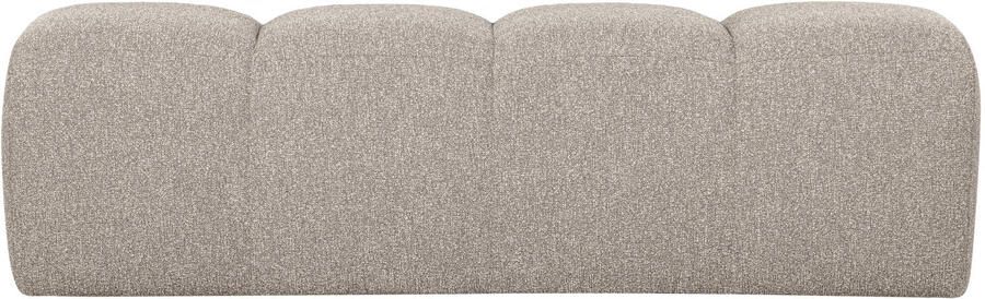 WOOOD Mojo Eetbankje 164 cm Mojo Bouclé Beige Melange 49x164x45 - Foto 2