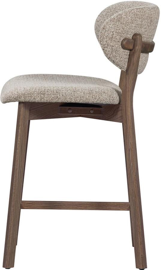 WOOOD Udar Barstoel Met Houten Frame Hout Bruin 94x51x58 cm - Foto 2