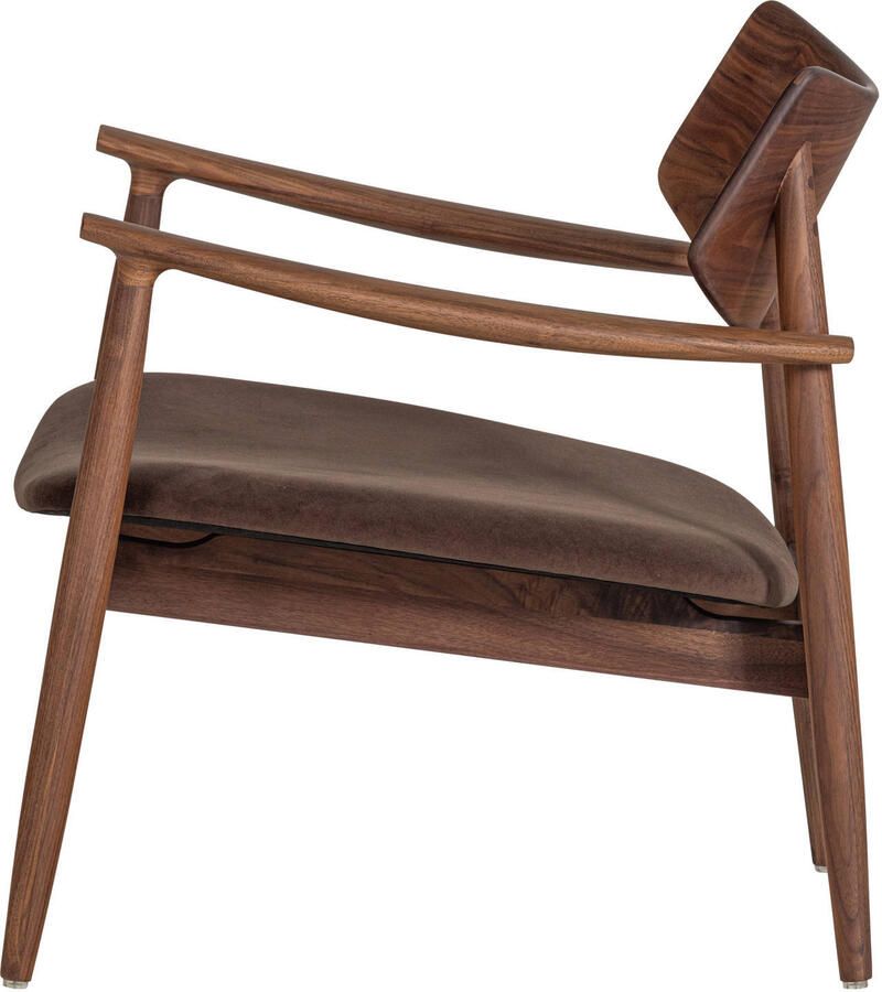 WOOOD Bask Fauteuil Walnoothout Bruin 72x69x70 - Foto 3