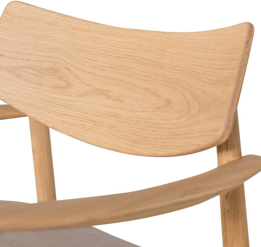 WOOOD Bask Fauteuil Eikenhout Naturel 72x69x70 - Foto 3
