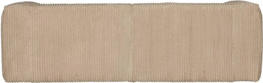 WOOOD Bean 3 5-Zits Bank Ribstof Travertin 73x242x96 - Foto 4