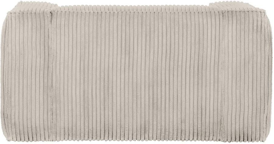 WOOOD Bean Fauteuil Grove Ribstof Naturel 74x146x98 - Foto 2