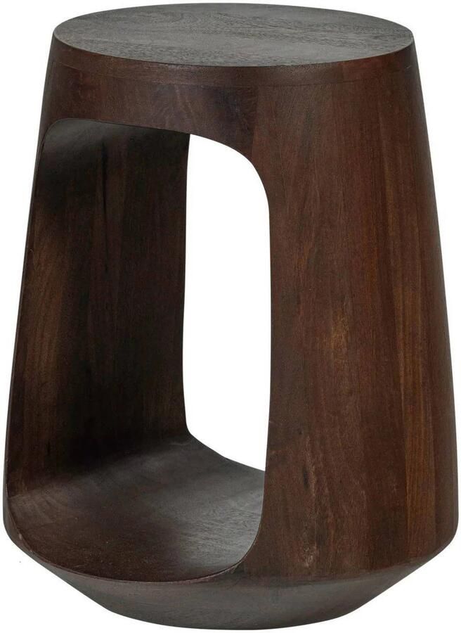 WOOOD Bayo Bijzettafel Mangohout Bruin Walnoot 45x33x33 cm