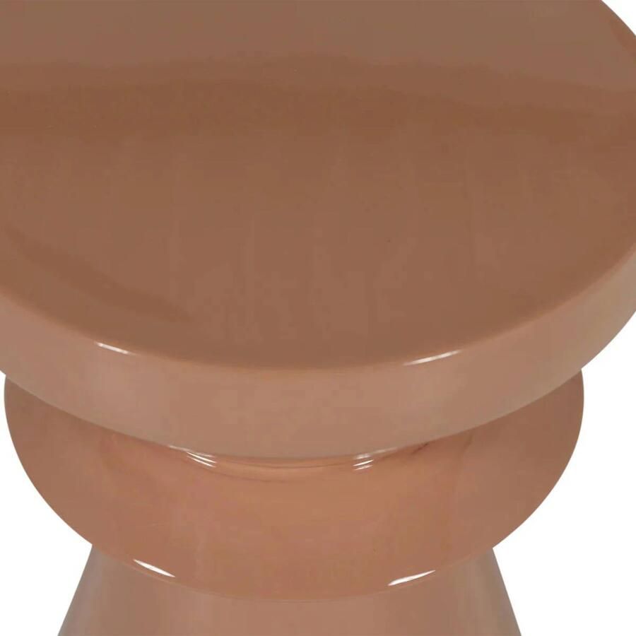 WOOOD Fedde Bijzettafel Metaal Oud Roze 47x30x30 cm