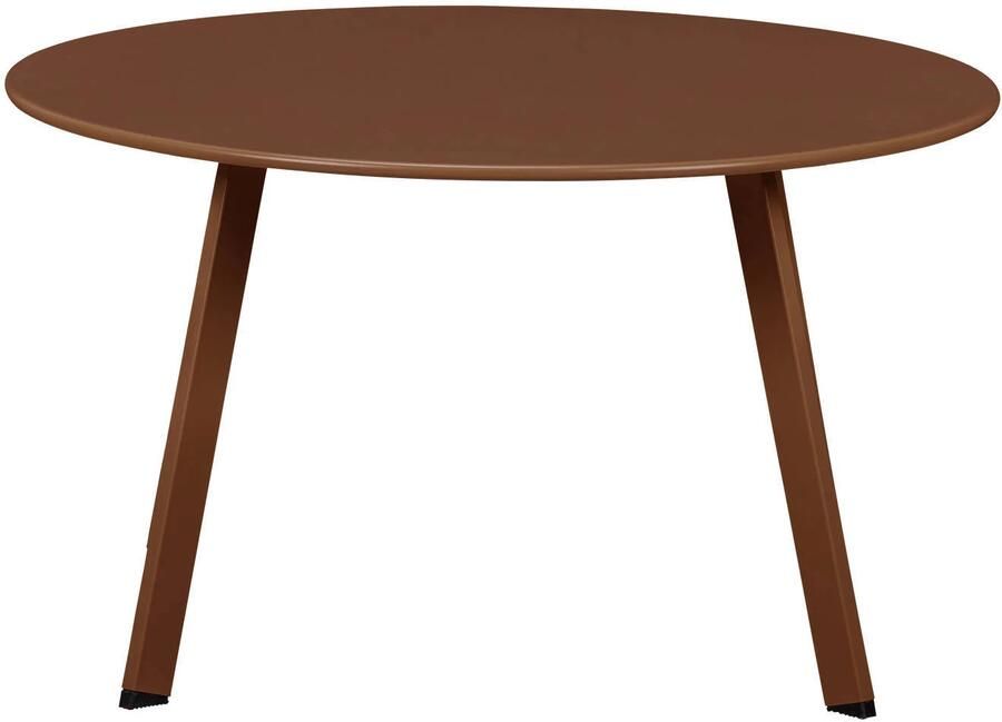 WOOOD Fer Bijzettafel Tuin Metaal Donker Bruin 40x70x70 - Foto 2