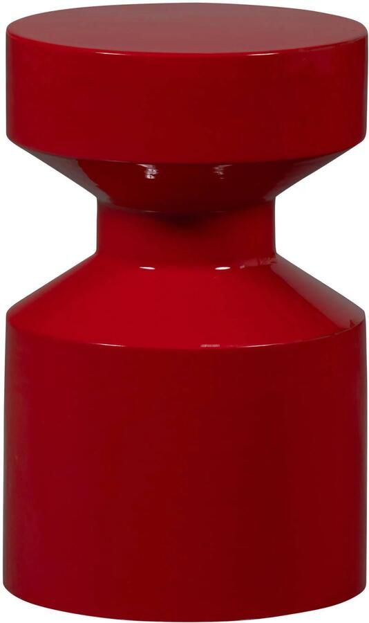 WOOOD Ferry Bijzettafel Metaal Rood 47x30x30 cm