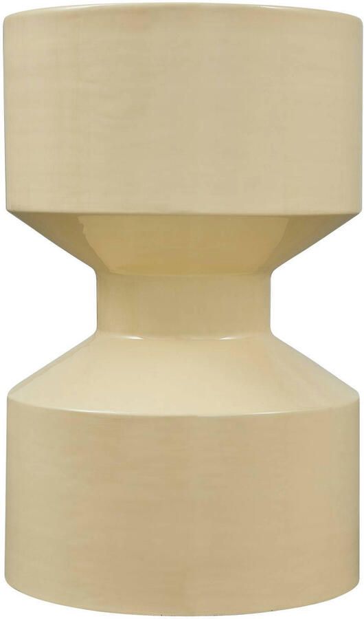 WOOOD Hidde Bijzettafel Metaal Geel 47x30x30 - Foto 3