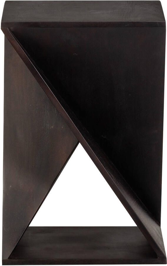 WOOOD Exclusive Bijzettafel Ikem Acaciahout 41 x 41cm Donkerbruin Vierkant - Foto 3