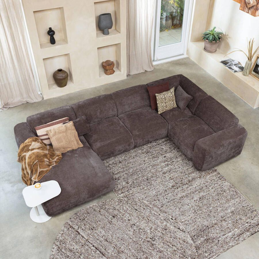 WOOOD Lia Bijzettafel Metaal Dust Beige 50x50x38 cm - Foto 3