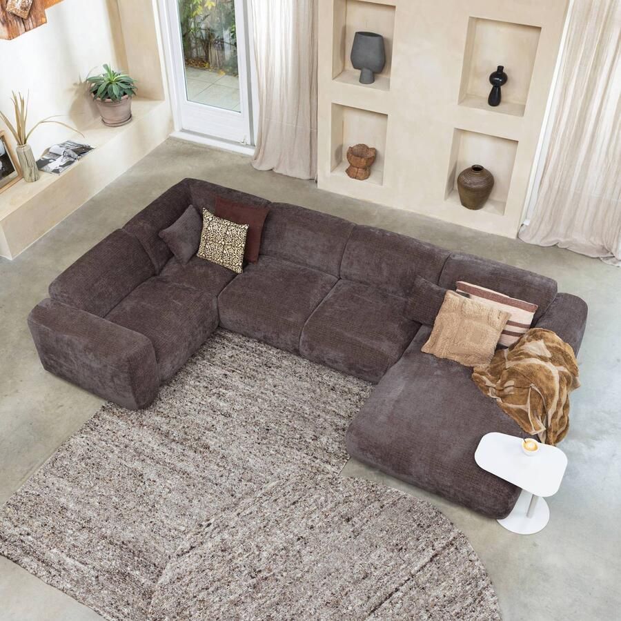 WOOOD Lia Bijzettafel Metaal Dust Beige 50x50x38 cm - Foto 3
