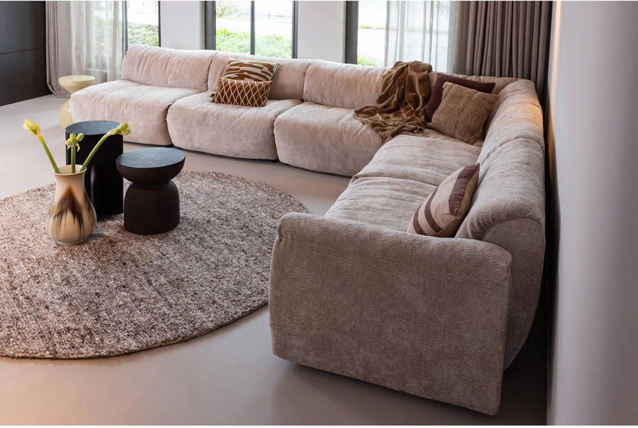 WOOOD Salontafel SAMSON ronde vorm van fibreclay hoogte 44 cm - Foto 2