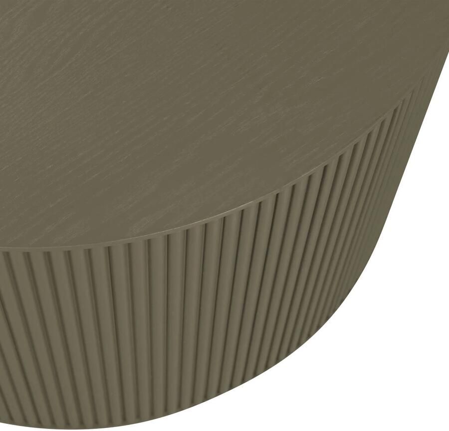 WOOOD Bijzettafel Prague ronde vorm van geperst plaatmateriaal hoogte 40 x ø 60 cm - Foto 5