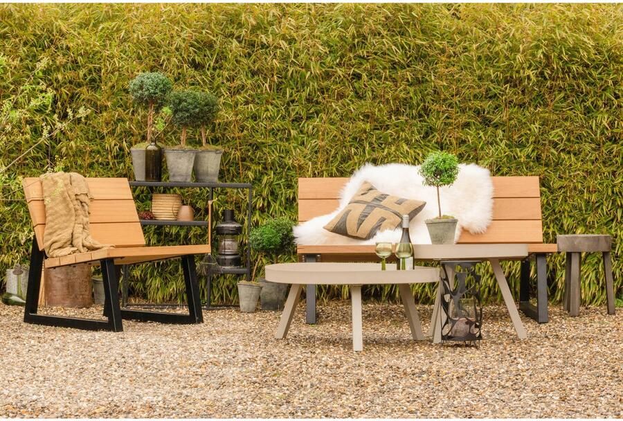 WOOOD Sunny Bijzettafel Tuin Metaal Mist 35x68x68 - Foto 3