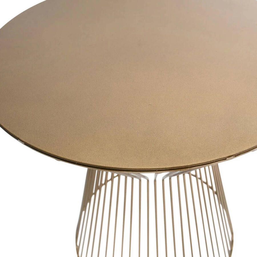 WOOOD Suus Bijzettafel Metaal Goud 46xØ35 cm - Foto 2