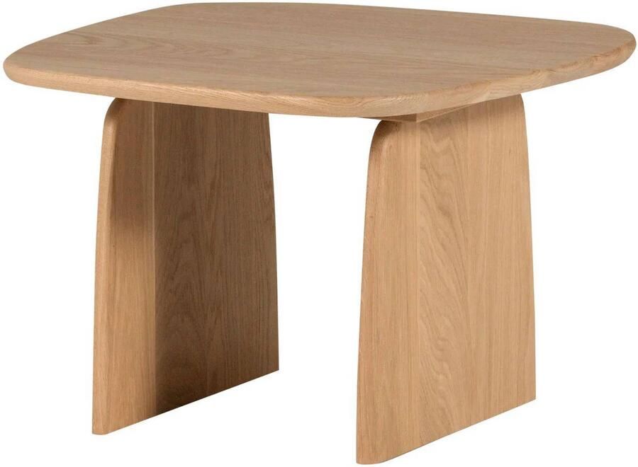 WOOOD Tablo Salontafel 60 cm Eikenhout Transparant 40x59x59