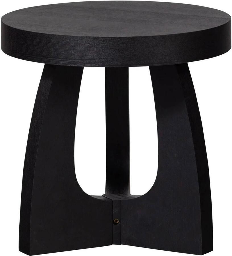 WOOOD Tala Bijzettafel MDF Fineer Zwart 45x45x45 cm