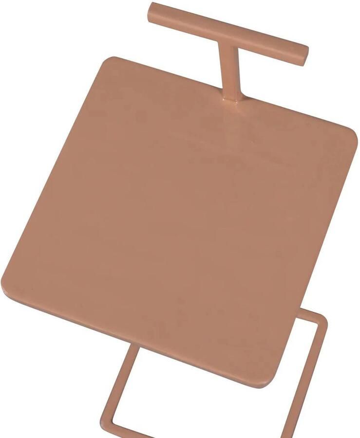 WOOOD Toste Bijzettafel Metaal Oud Roze 64x22x22 cm - Foto 2