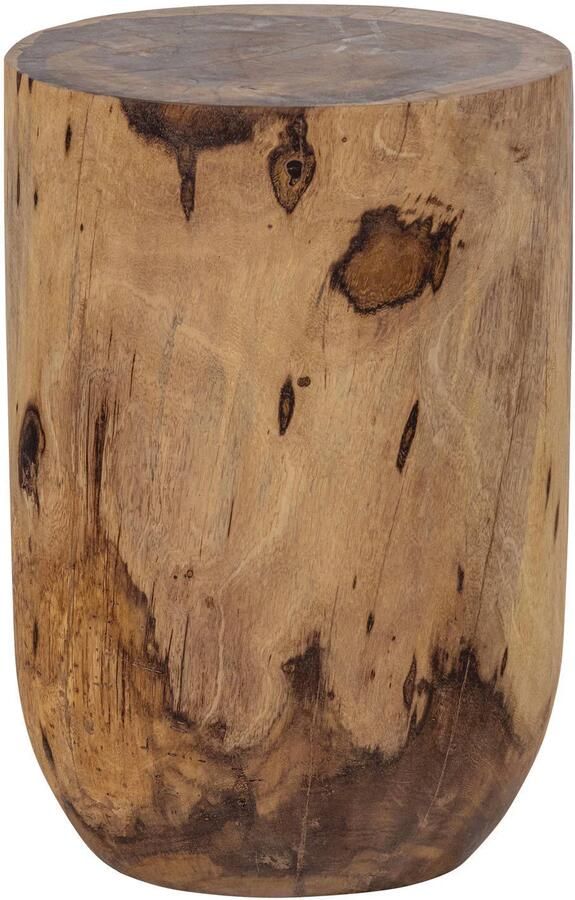 WOOOD Viri Bijzettafel Hout Naturel 40x35x35
