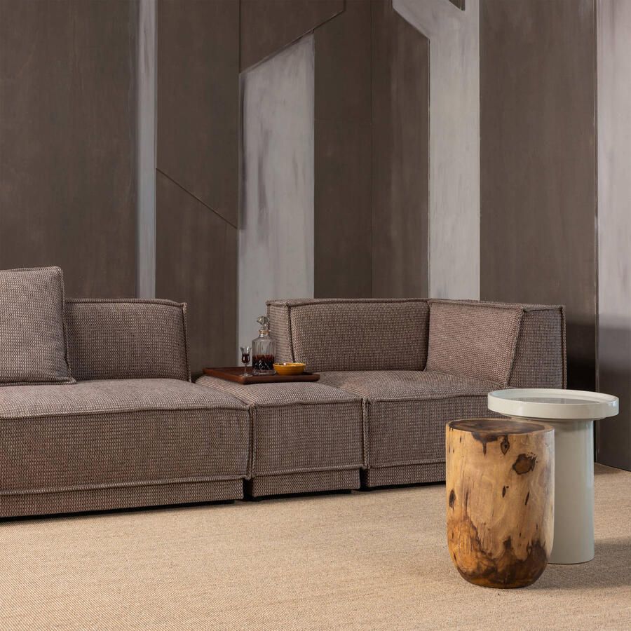 WOOOD Viri Bijzettafel Hout Naturel 40x35x35 - Foto 2