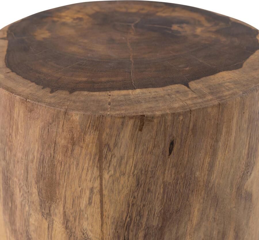 WOOOD Viri Bijzettafel Hout Naturel 40x35x35 - Foto 3
