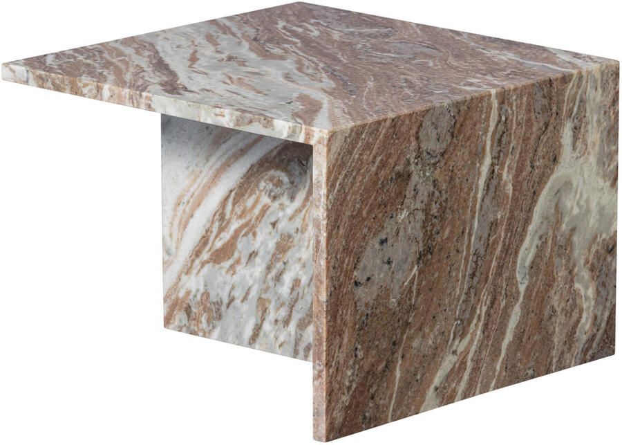 WOOOD Salontafel Xhail met een royale tafelblad van marmer h 35 cm x b 50 cm - Foto 11