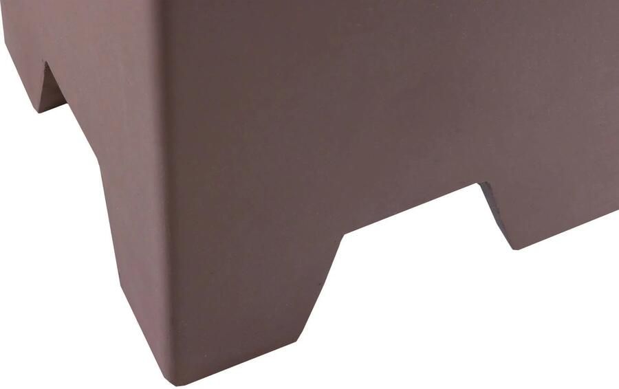 WOOOD Zina Bijzettafel Hoog Cement Bruin 51x36x36 cm - Foto 3
