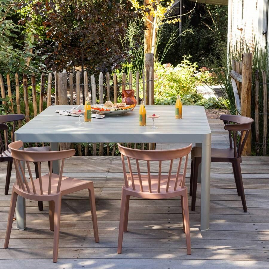 WOOOD Bliss Tuinstoelen Plant Fiber Bruin Melange Set van 2 - Foto 2