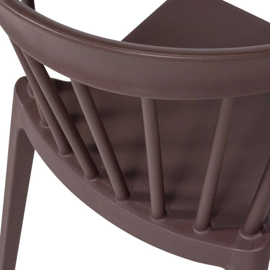 WOOOD Bliss Tuinstoelen Plant Fiber Bruin Melange Set van 2 - Foto 2