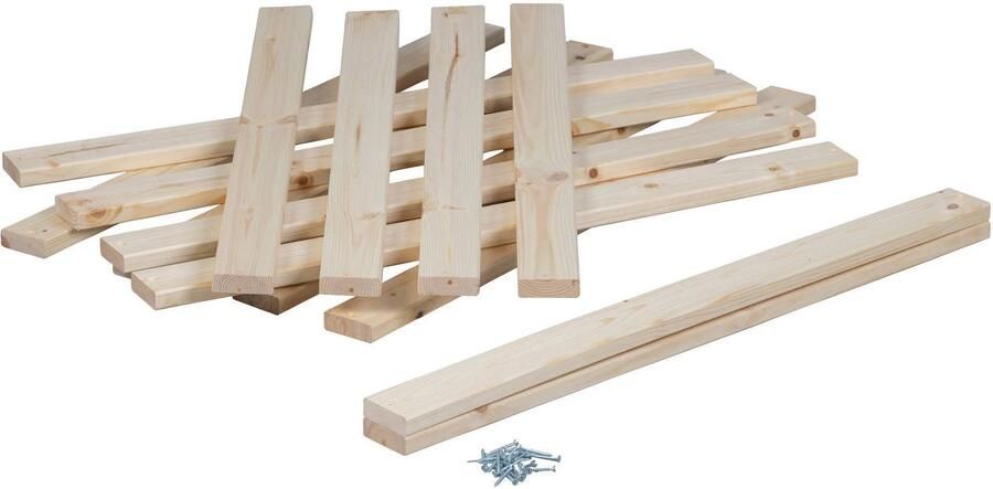 WOOOD Lattenrol Bodem Inclusief Bevestigingsmateriaal Hout 200x90 cm - Foto 2