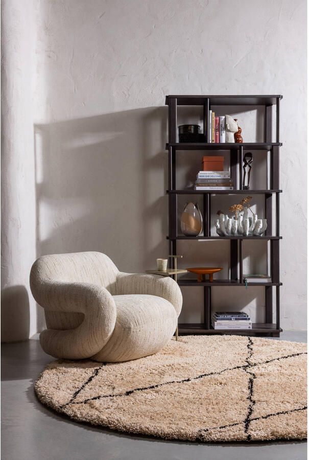 Woood Riss Boekenkast Eikenhout Mystic Brown 186x90x30 - Foto 2