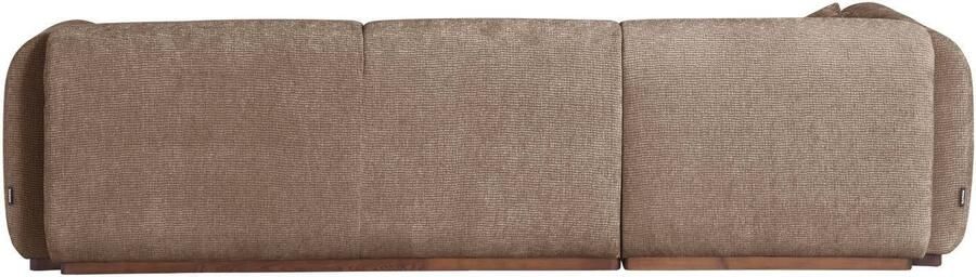WOOOD Brenvo Hoekbank Links Structure Velvet Zand 73x306x178 - Foto 3