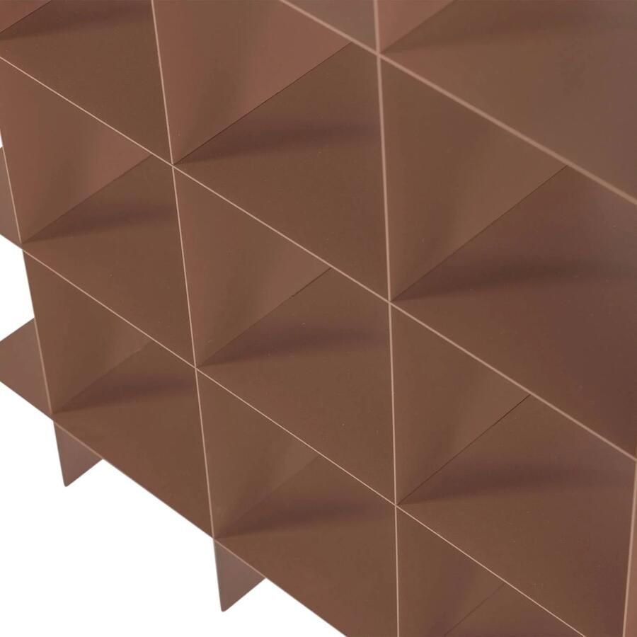 WOOOD Brik Wandrek Metaal Mokkabruin 60x60x15 - Foto 2