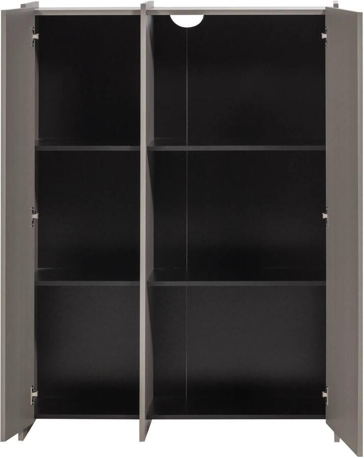 WOOOD Brock 2-Deurs Kast Essen Fineer Middenbruin 140x102x44 - Foto 2