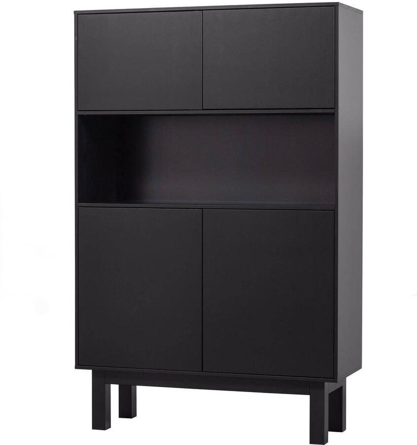 WOOOD Exclusive Finca Buffetkast Grenen Zwart 170x110x40 - Foto 2