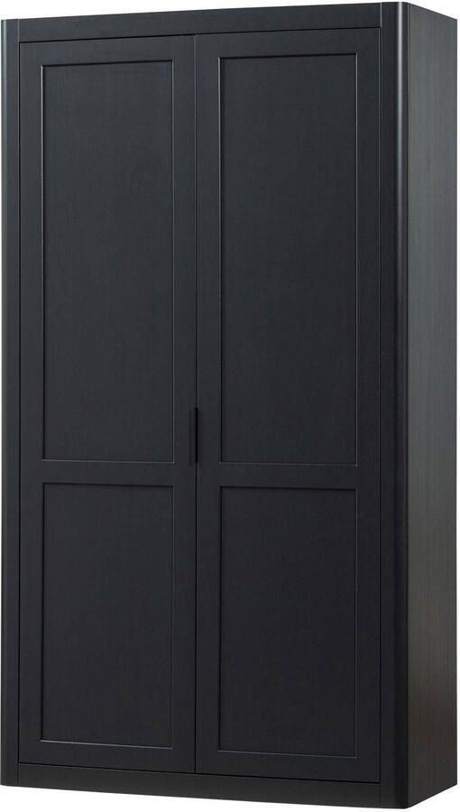 WOOOD Opbergkast Gunnar Grenenhout 217 x 120cm Mat Zwart - Foto 3