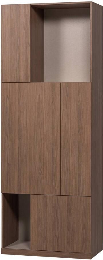 WOOOD Build Opbergkast 80 cm Eiken Fineer Naturel 215x80x41