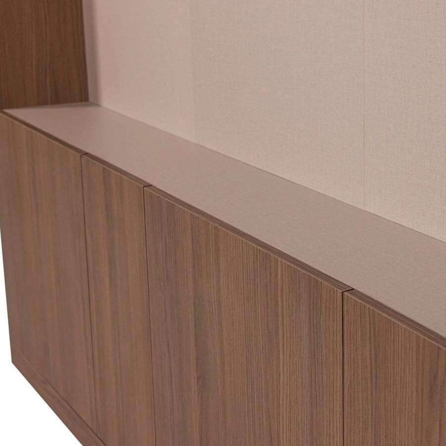 WOOOD Build Tv Opbergkast 160 cm Eiken Fineer Naturel 215x160x41 - Foto 3
