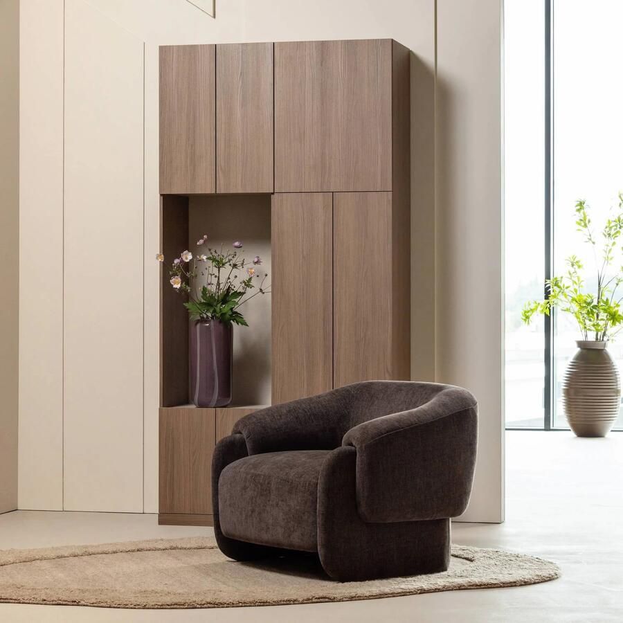 WOOOD Build Wandkast Combinatie 108 cm Eiken Decor Naturel - Foto 3