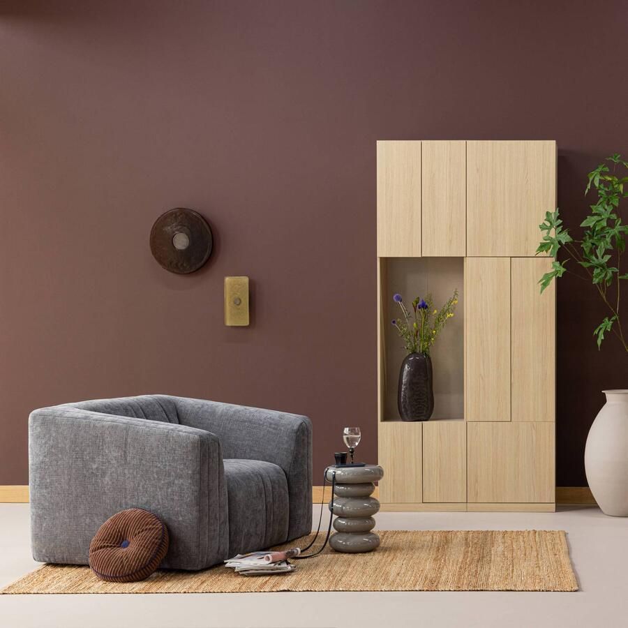 WOOOD Build Wandkast Combinatie 108 cm Eiken Decor Naturel - Foto 2
